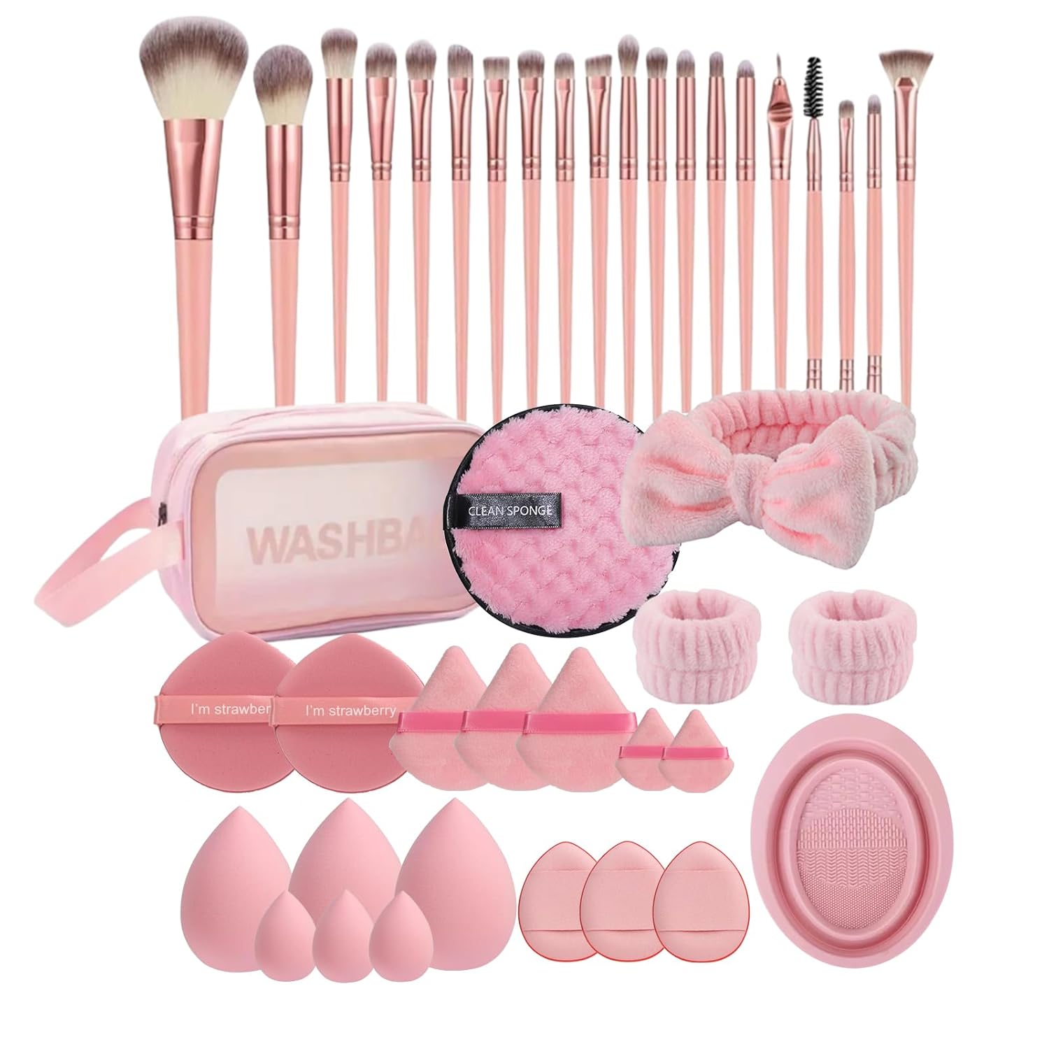 Juego de brochas de maquillaje, 42 piezas, juego de herramientas de...