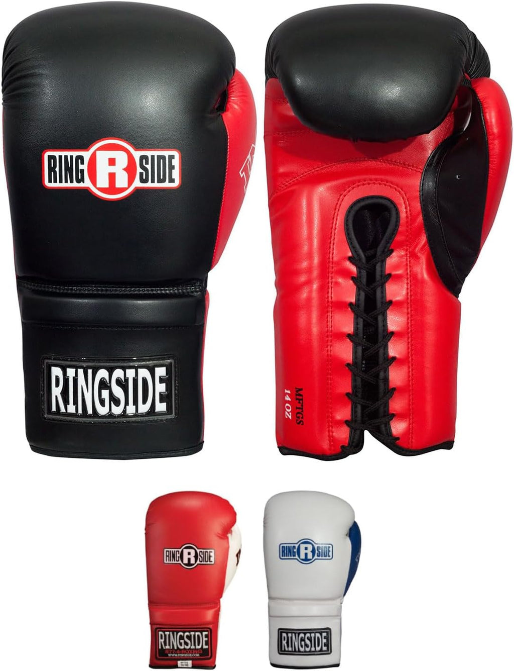 Ringside Lace IMF Tech Guantes de entrenamiento y sparring para boxeo