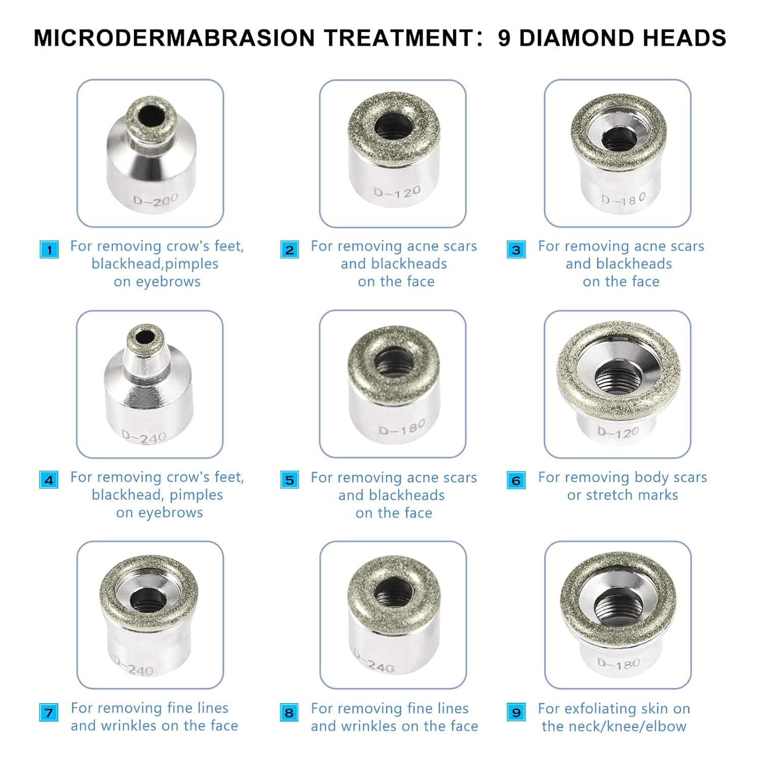 【3 en 1】Máquina de microdermoabrasión mcwdoit de 0 a 68 cmHg de fue...