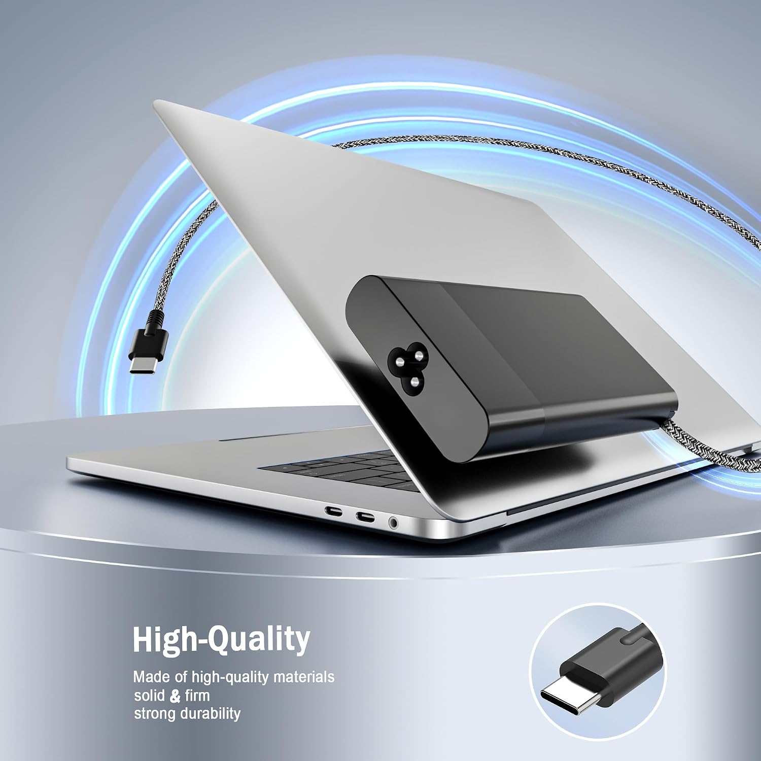 Nuevo Slim 65 W USB C Cargador para portátil HP Cargador Elitebook...