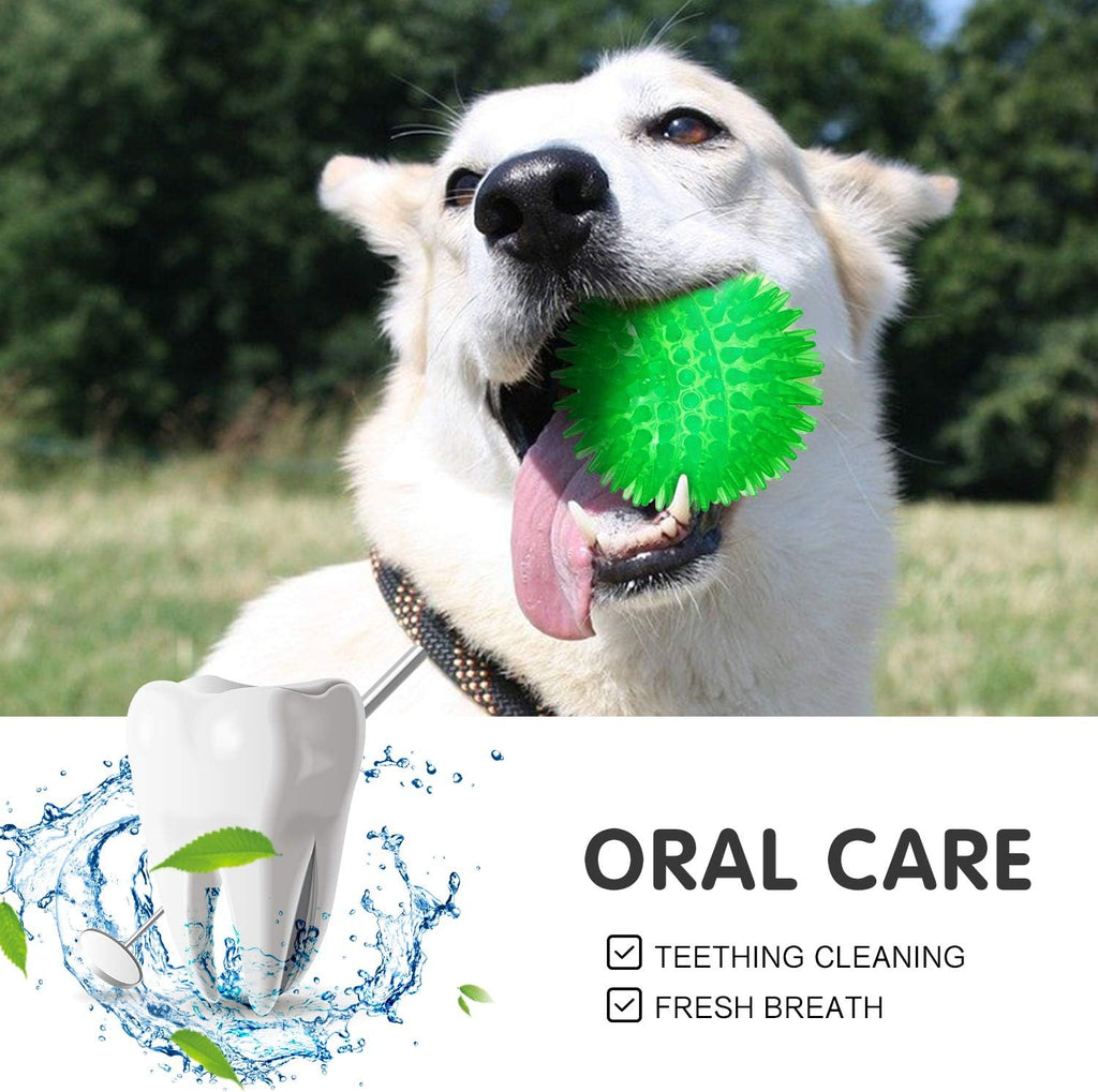 SHARLOVY Bolas chirriantes para perros pequeños, bolas de goma para...