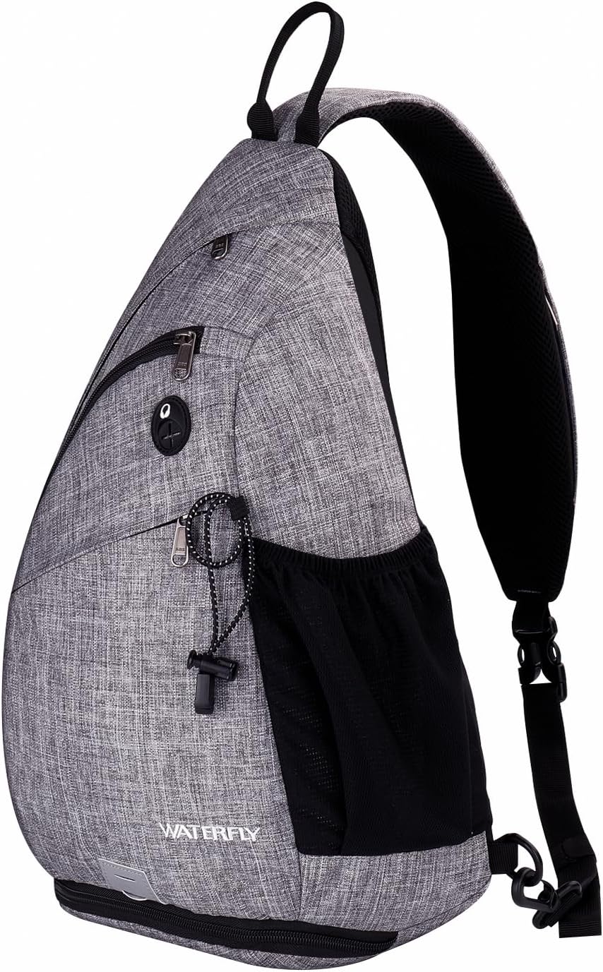WATERFLY - Mochila con eslinga, pequeña, bandolera, de hombro, para...