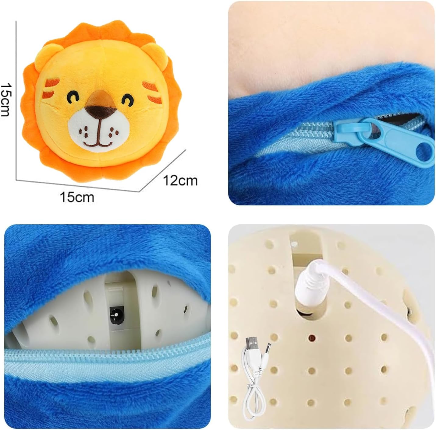 OTXKXBLP Juguete de peluche activo para mascotas, juguetes interact...