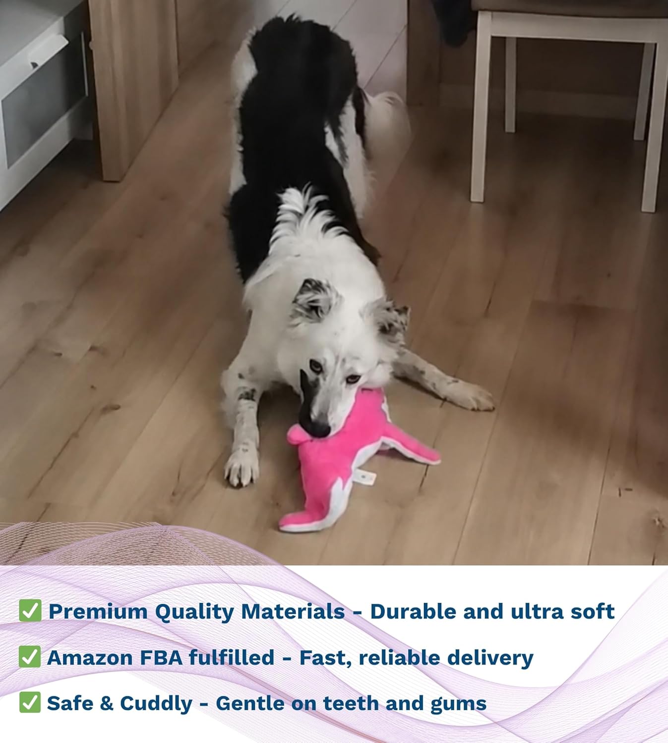Juguete arrugado para perros, juguete chirriante para perros de raz...
