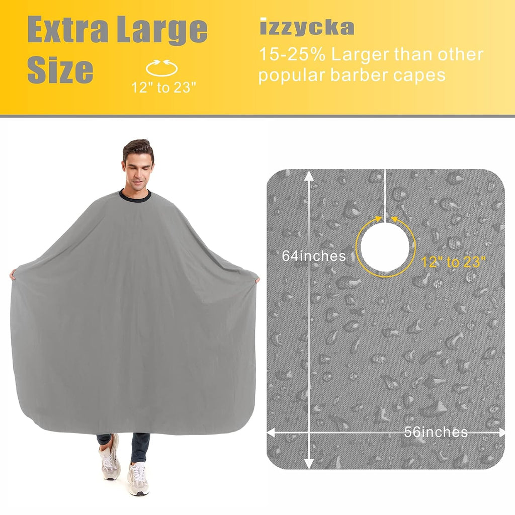 izzycka - Capa de corte de pelo para adultos - Capas de salón grand...