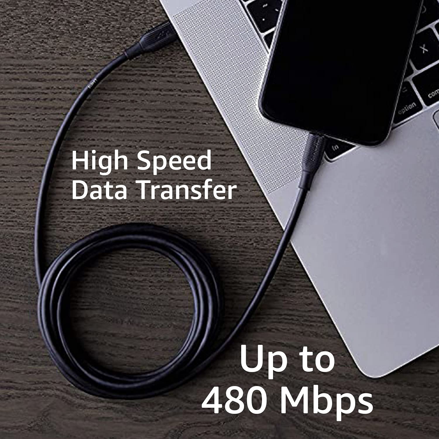 Amazon Basics Cable de carga USB-C a Lightning ABS, cargador certif...