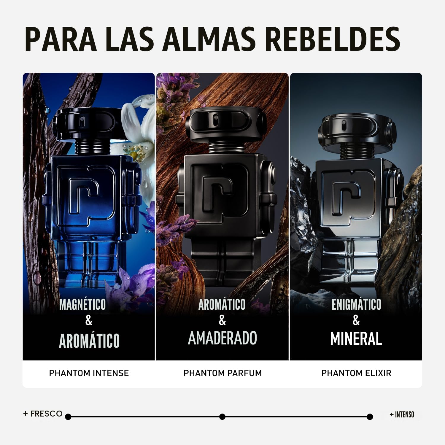 Rabanne Phantom Eau de Parfum para hombres - Perfume aromático de á...