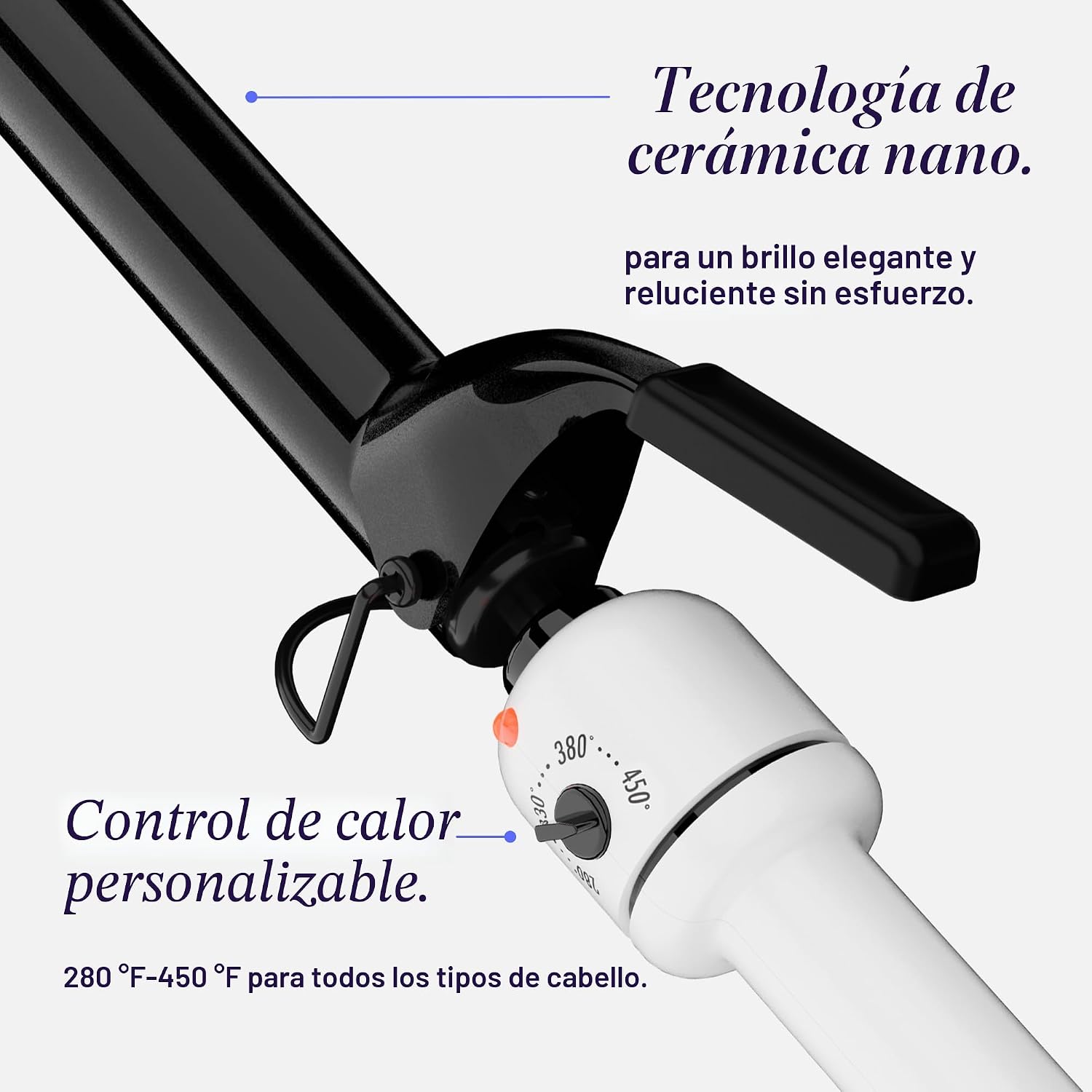 HOT TOOLS Pro Artist Nano Cerámica Rizador\/Varita | Para Cabello S...