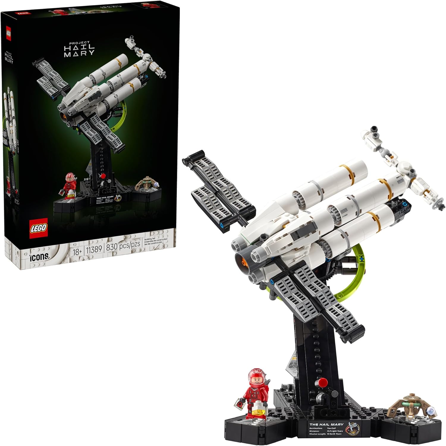 LEGO Icons Project Hail Mary - Juego de construcción coleccionable...