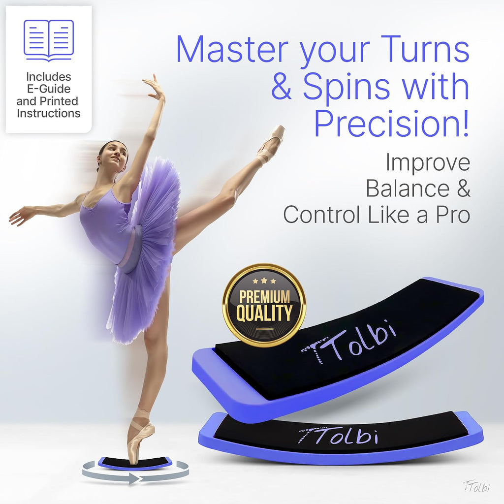 Tabla de giro premium para bailarines y patinadores \u2013 Mejora l...