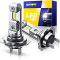 AUTOONE Bombillas LED H7\/H7LL, 70,000 lúmenes, 1200% de brillo, no...