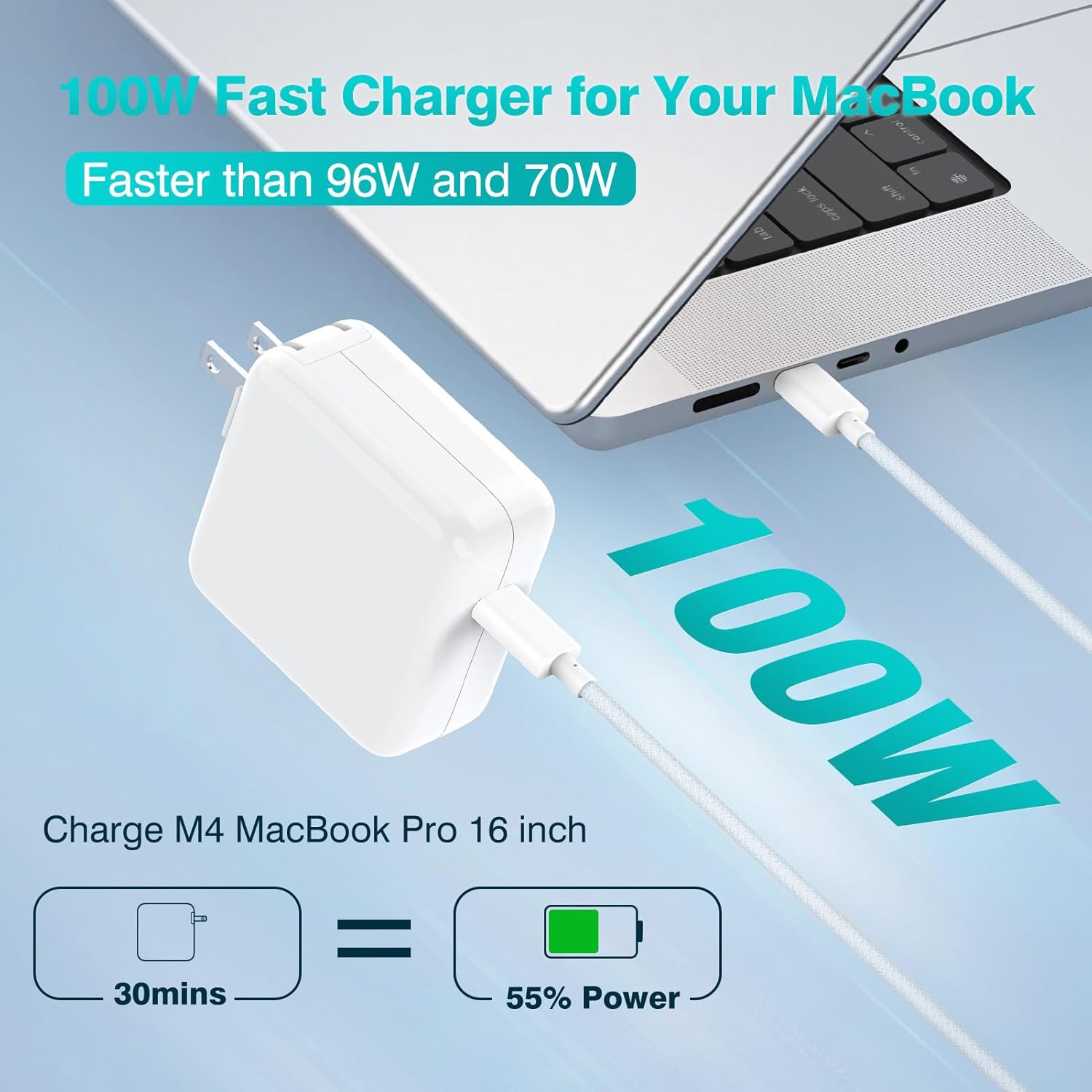 Cargador para MacBook Pro 16 14 pulgadas MacBook Air 15 13 pulgadas...