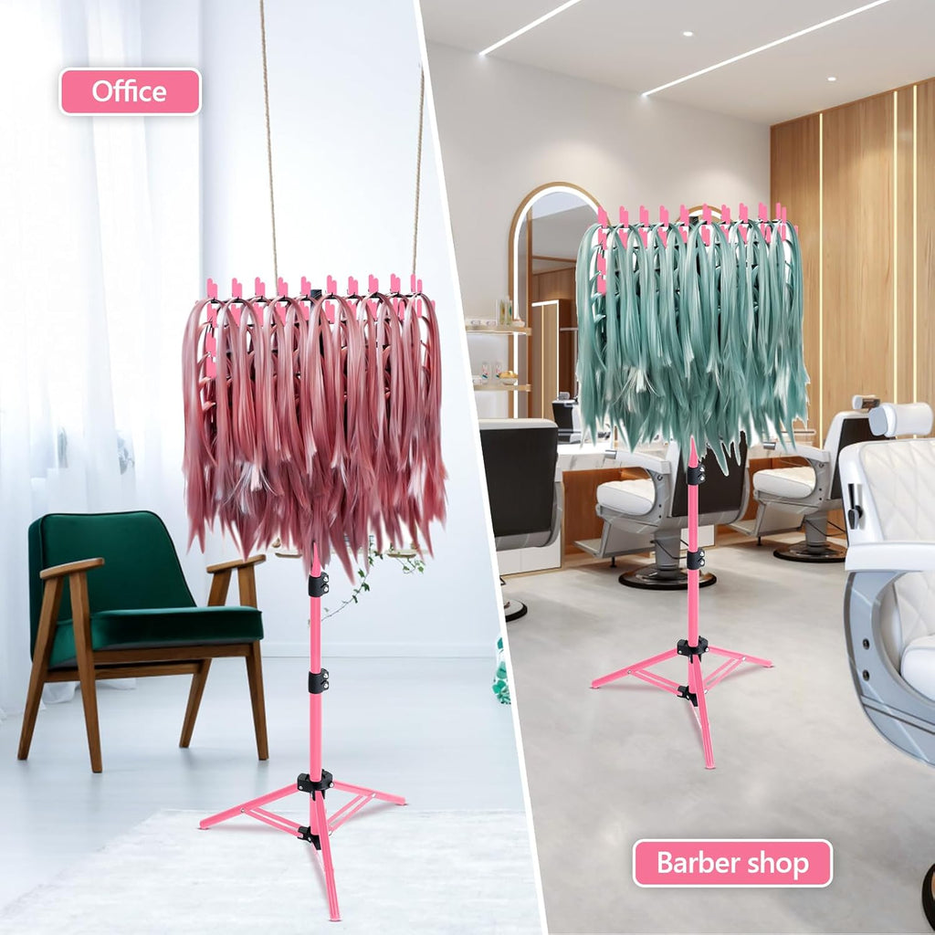 Eastdone - Soporte para trenzar cabello, soporte para extensiones d...