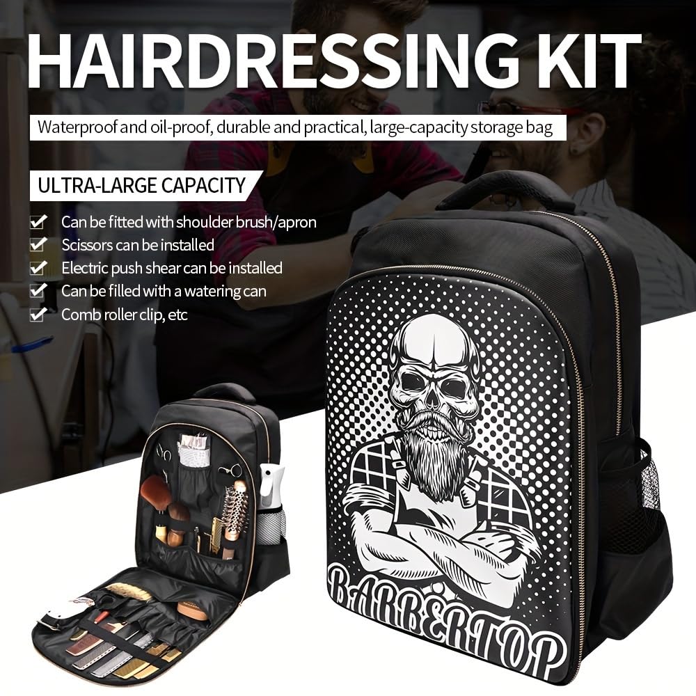 BAEBERPLAN - Bolsa de viaje para peluquero, organizador grande para...