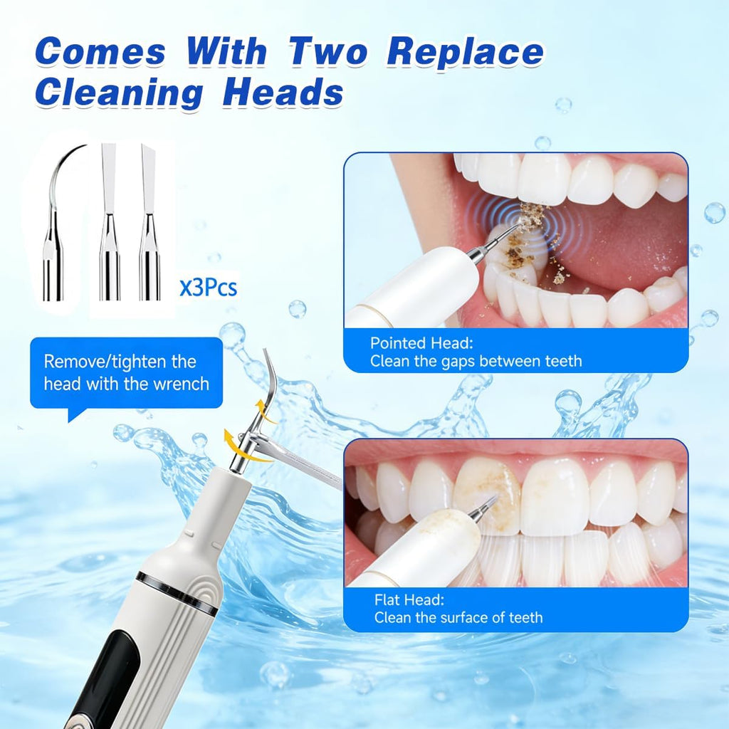Limpiador dental eléctrico definitivo, limpieza dental ultrasónica,...