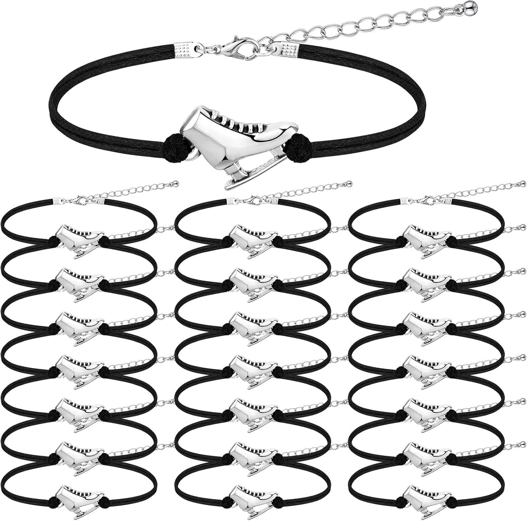 Funtery 24 pulseras de patinaje sobre hielo, regalos de fiesta, pat...
