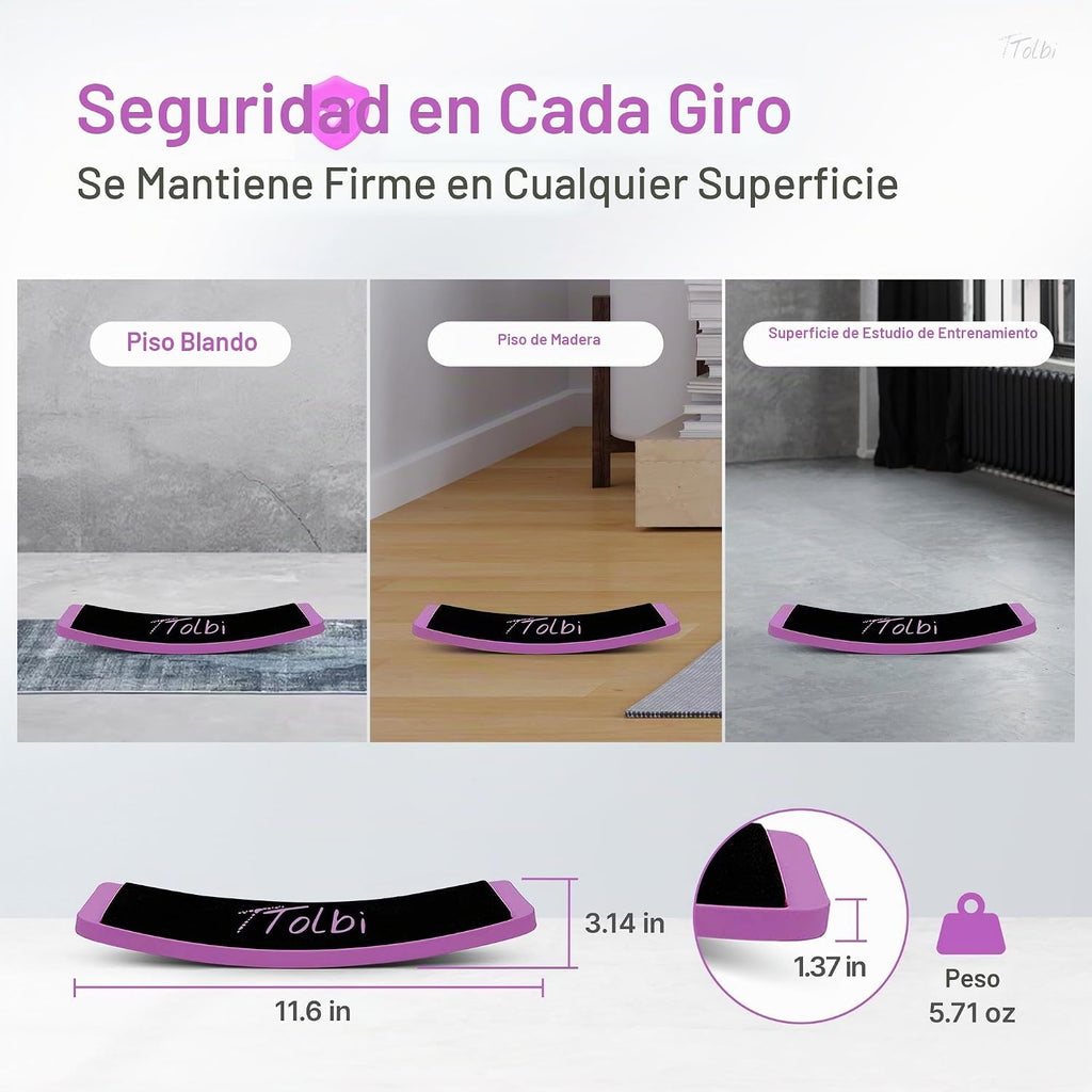 Tabla de giro premium para bailarines y patinadores \u2013 Mejora l...