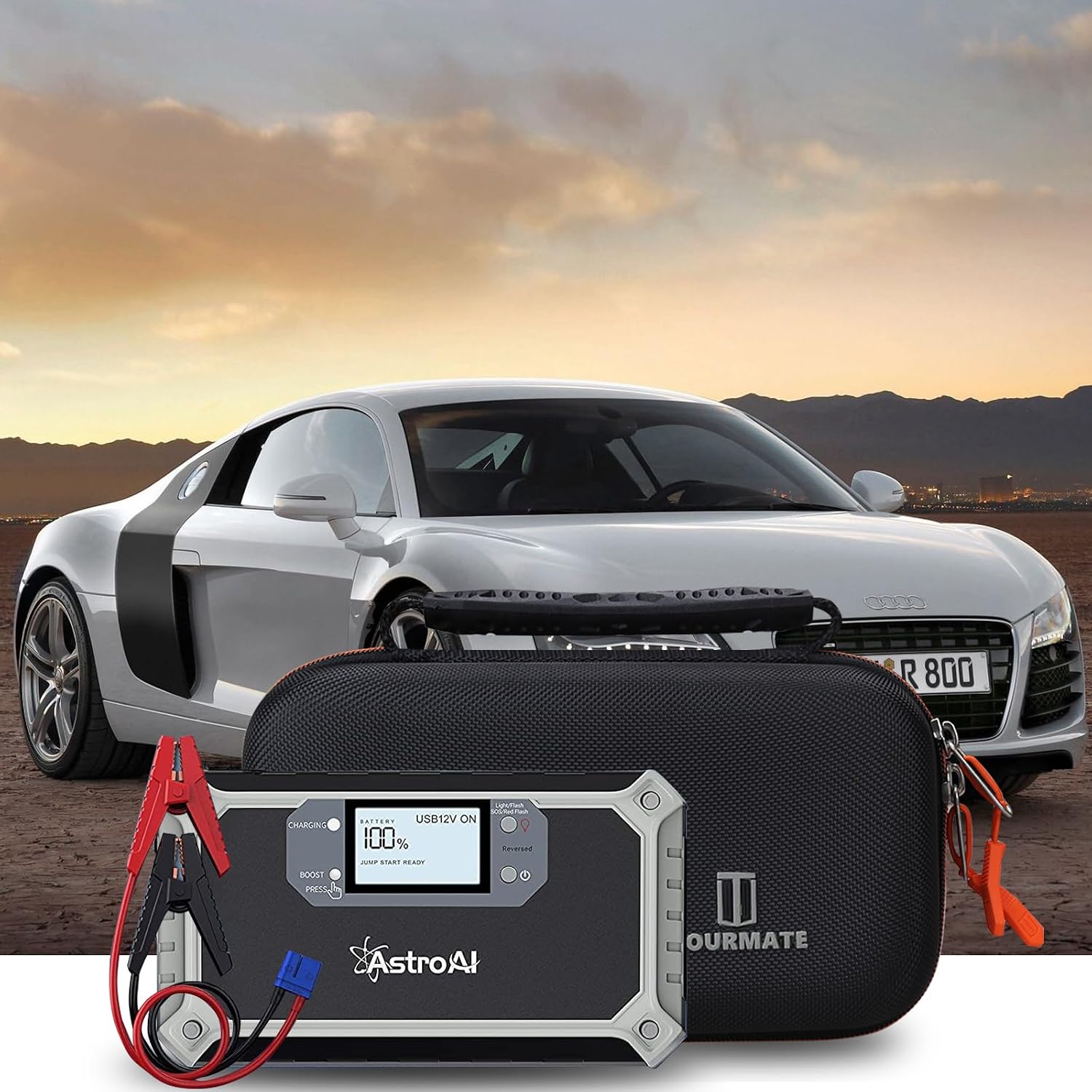 Tourmate Estuche Rígido Compatible con Arrancador de Coche AstroAI,...