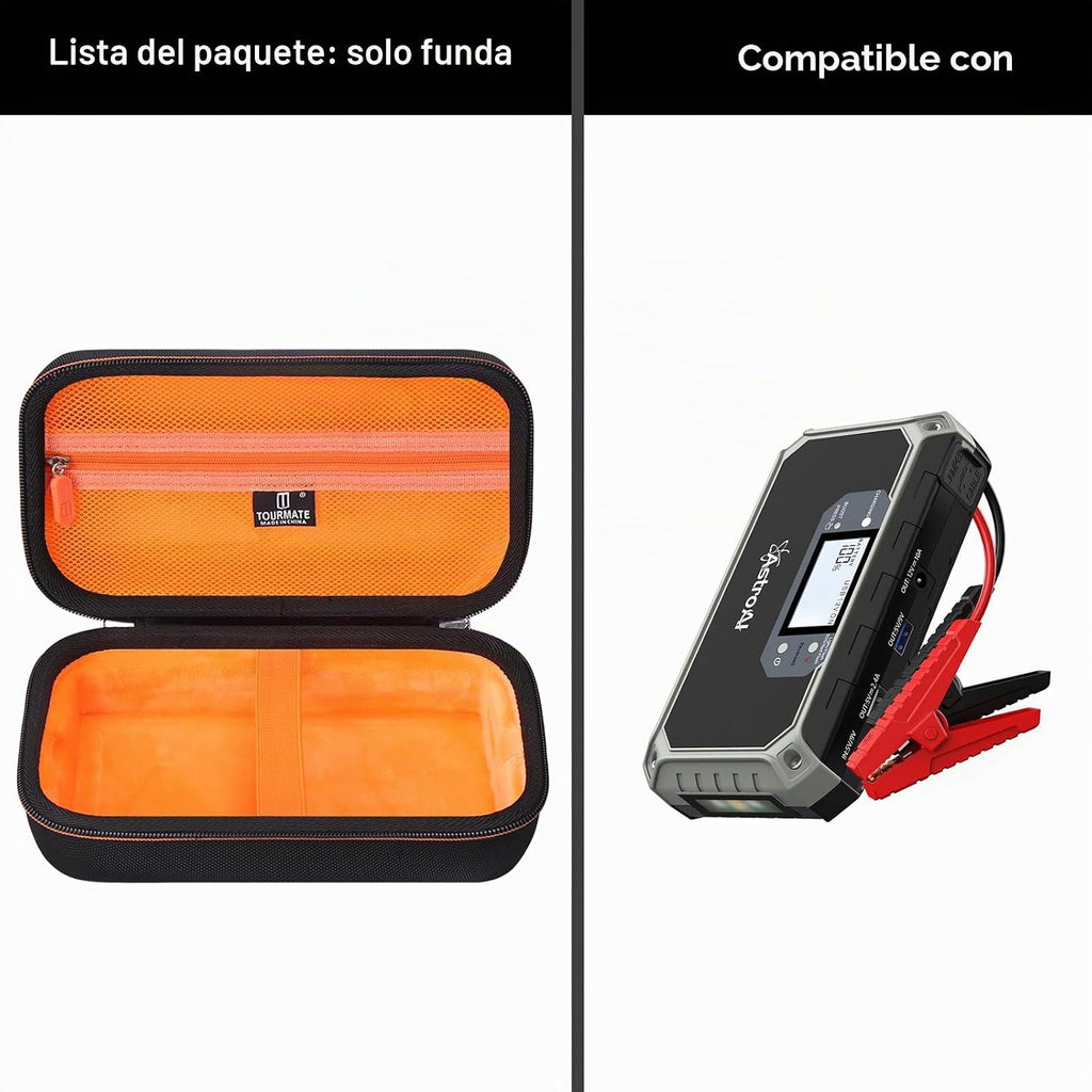 Tourmate Estuche Rígido Compatible con Arrancador de Coche AstroAI,...