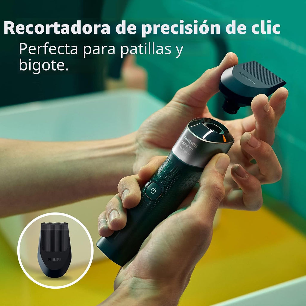 Philips Norelco Shaver 5000X, afeitadora recargable en seco y húmed...