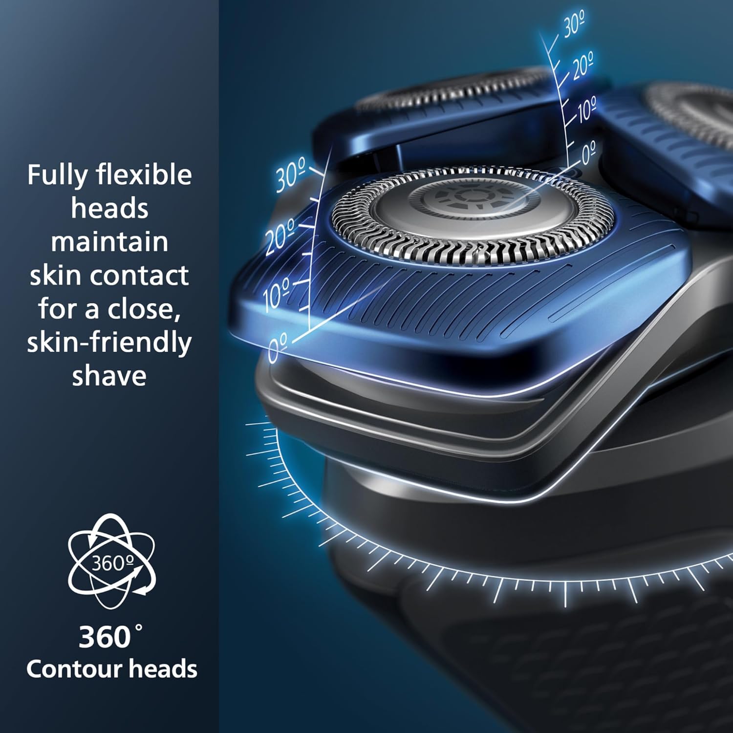 Philips Norelco Shaver 7800, afeitadora eléctrica recargable en sec...