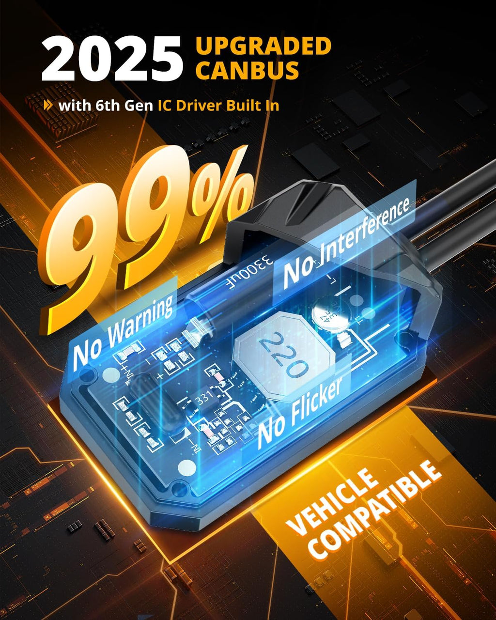 Auxbeam 9007 HB5 luz antiniebla, serie F22 24000LM luz 9007 para ve...