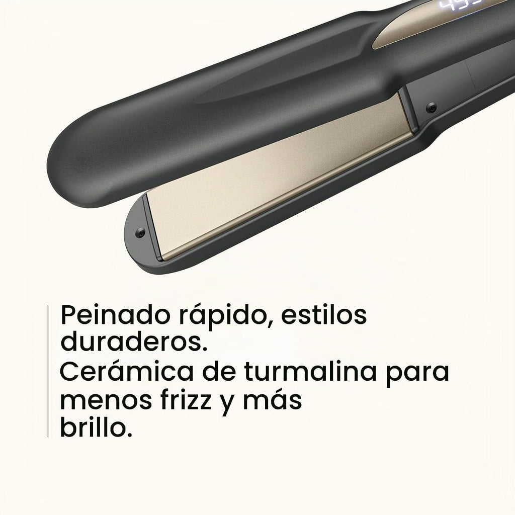 Infiniti PRO CONAIR Plancha digital de turmalina de cerámica de 1 ¼...