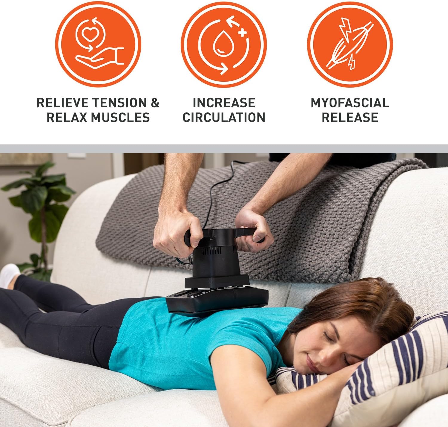 Body Sport Masajeador Profesional Vibrador de Velocidad Variable Te...