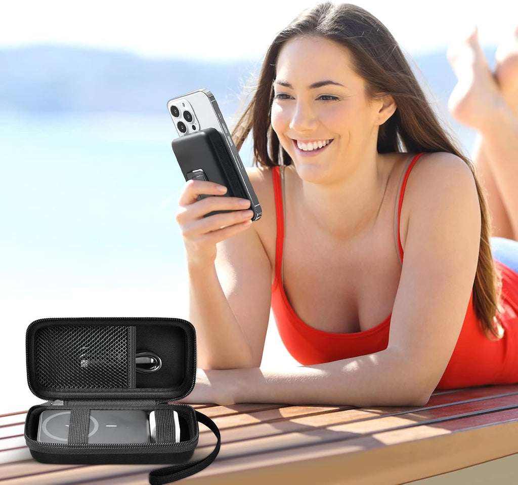 Estuche para la batería magnética Anker de 10,000 mAh, cargador por...