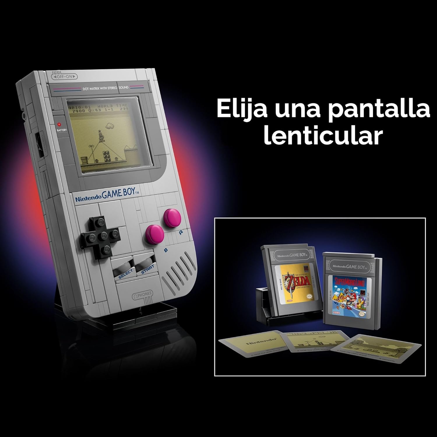 LEGO Super Mario Game Boy - Juegos de construcción retro para adult...