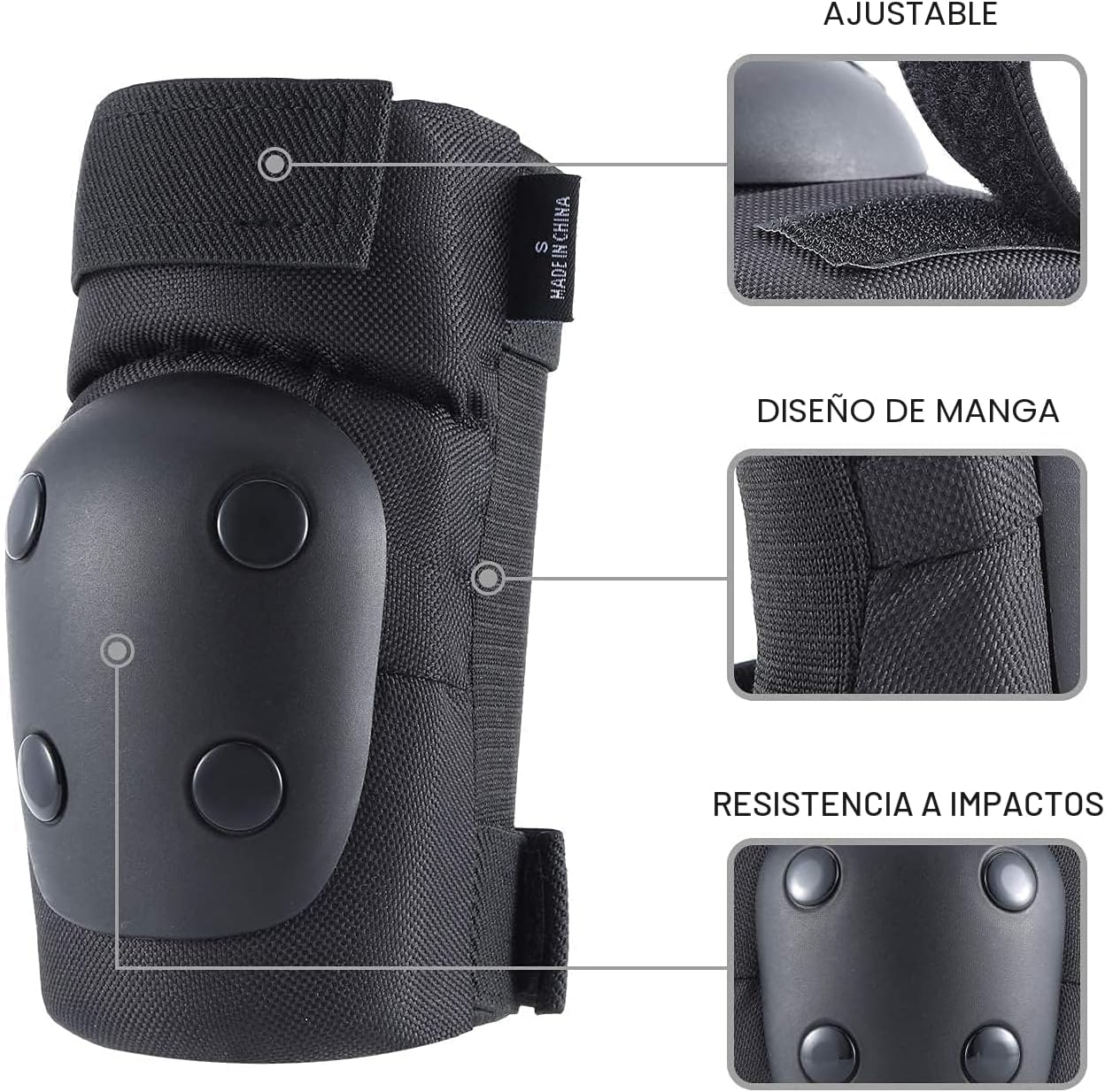 Banzk Rodilleras para Adultos Coderas Muñequeras para Adultos y Niñ...