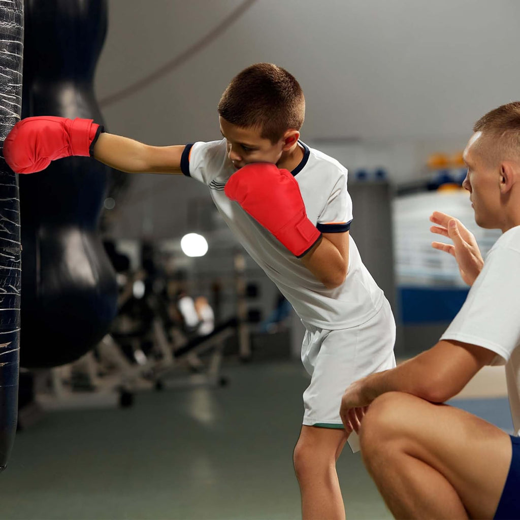 Micnaron 2 pares de guantes de boxeo para hombres y mujeres, guante...