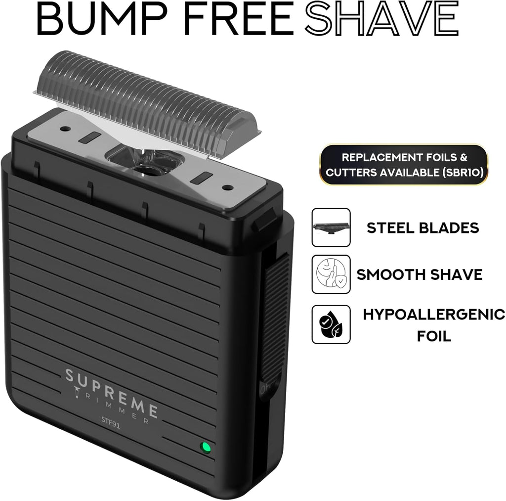 Supreme Trimmer Solo Lite Afeitadora de Lámina para Hombres | Maqui...