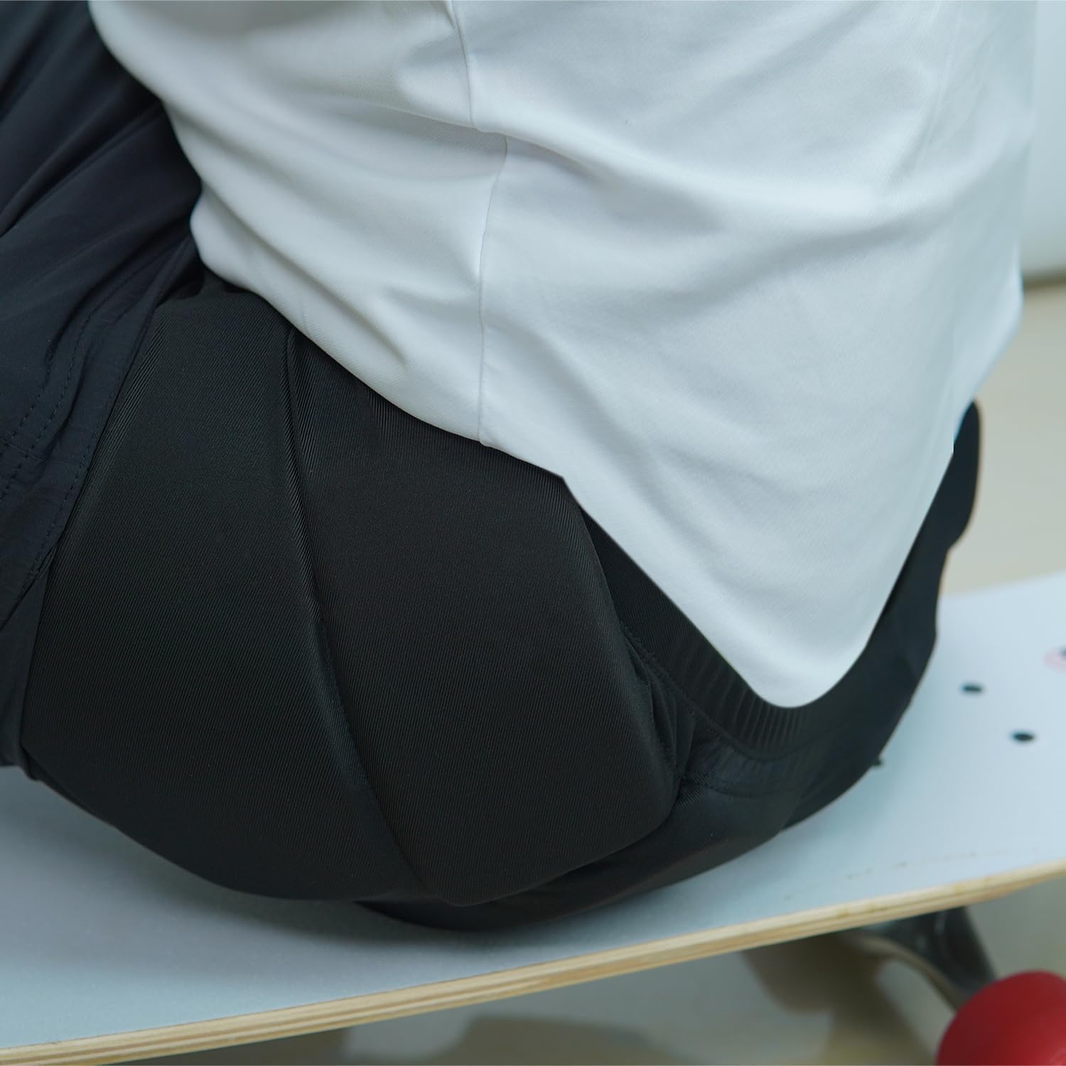 AIDY-PRO Pantalones cortos acolchados para snowboard, pantalones co...