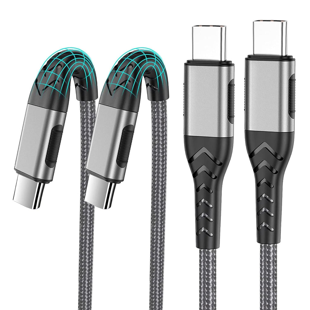 Durcord 2Pack 10 pies Cable Cargador USB C - Carga Rápida 100W para...