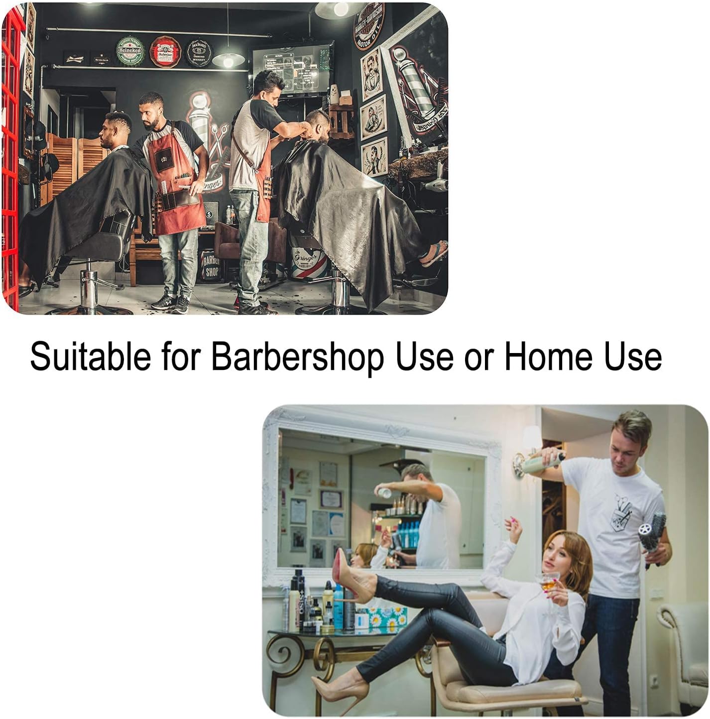 Pelocapa Capa de peluquería de corte de pelo para hombres, capa de...
