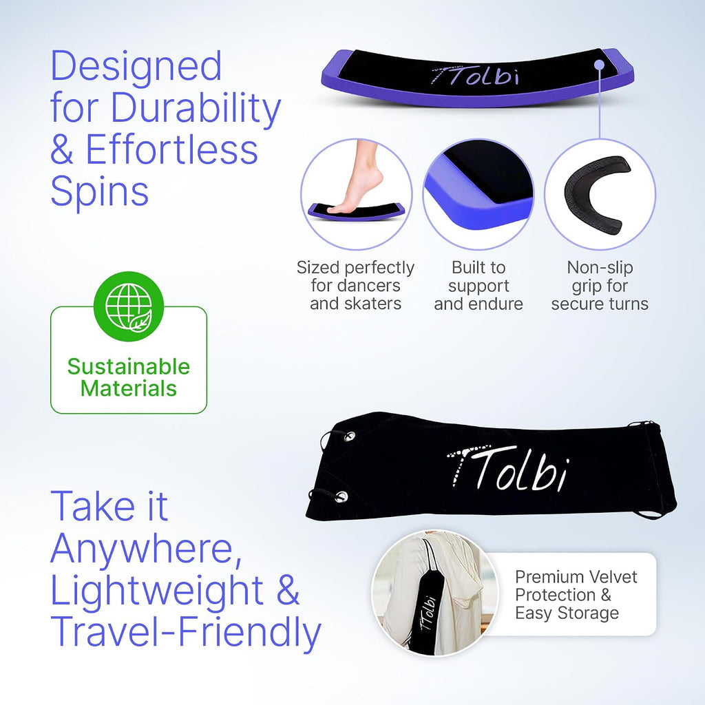 Tabla de giro premium para bailarines y patinadores \u2013 Mejora l...