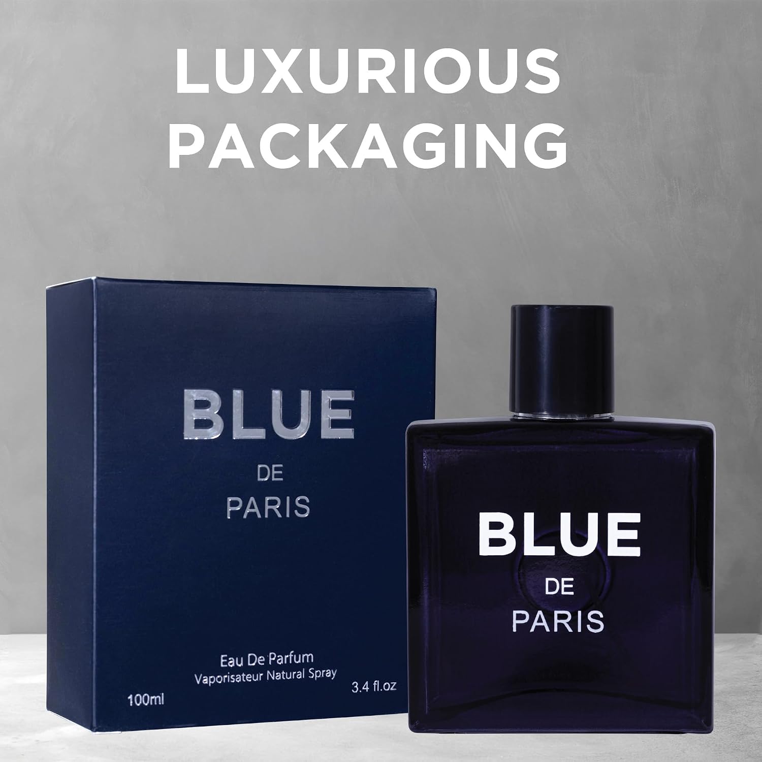 Blue De Paris para Hombre - 3.4 fl. oz. 100ml Perfum Masculino con...