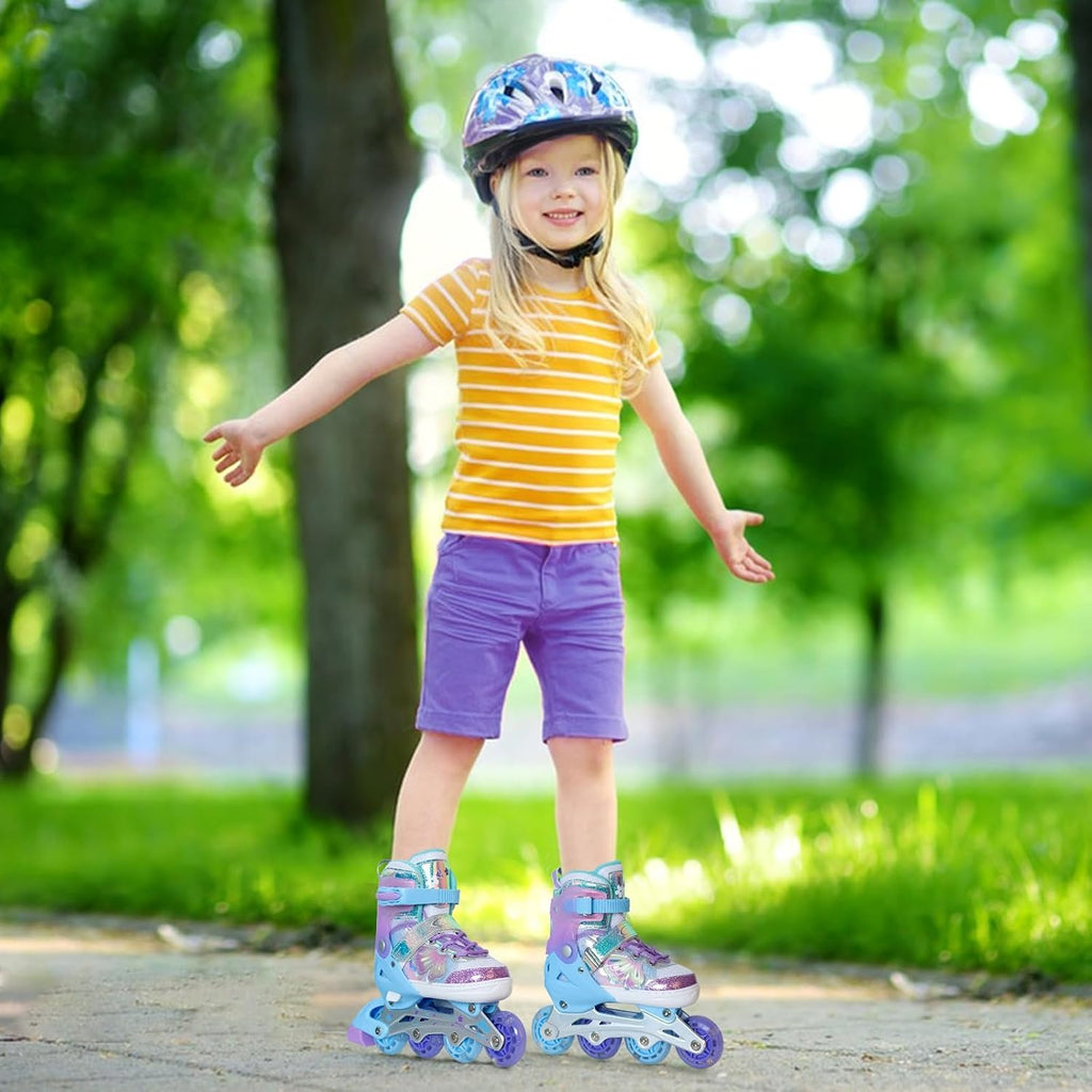 Nattork Patines en Línea para Niñas y Niños, 4 Tallas Ajustables Pa...
