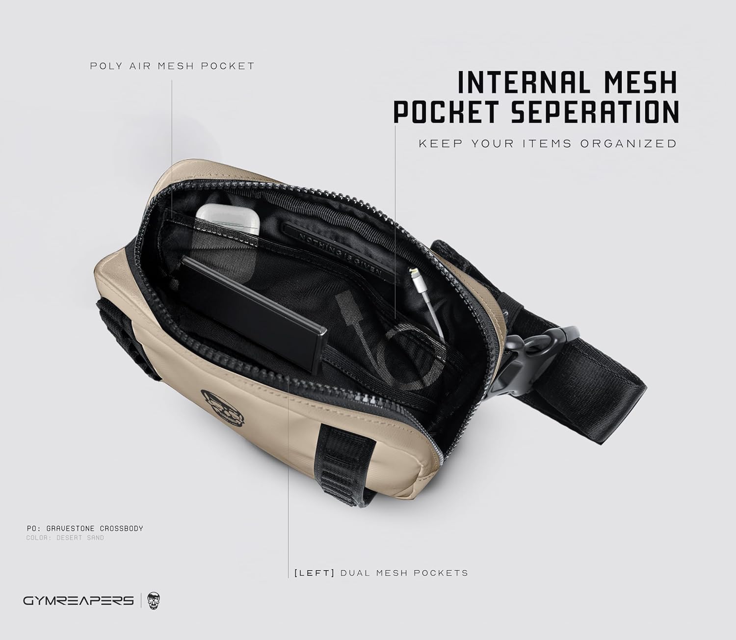 Gymreapers Bolsos Cruzados Pequeños de Viaje para Hombres y Mujeres...