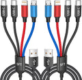 Cable de carga múltiple Dual Type-C 4 en 1 para múltiples dispositi...