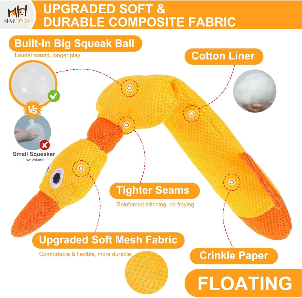 BEAUTYZOO Juguetes flotantes de piscina de agua para perros, paquet...