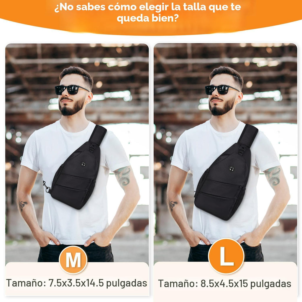 Pritent Bolsos cruzados para mujeres y hombres, mochila de moda, bo...