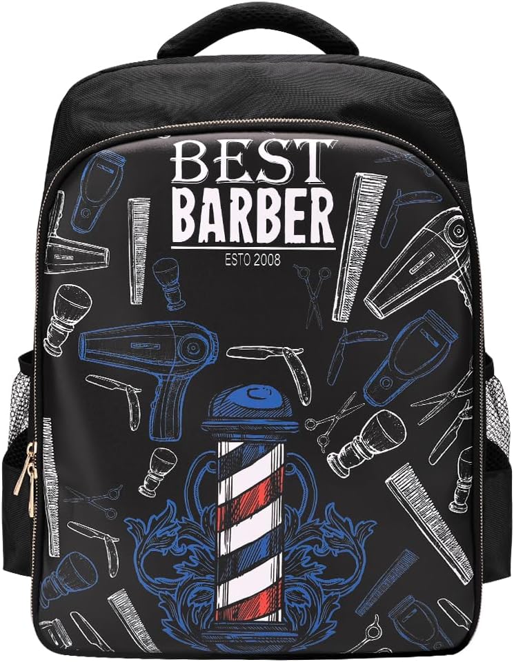 Bolsa organizadora de suministros de barbería para cortapelos y sum...