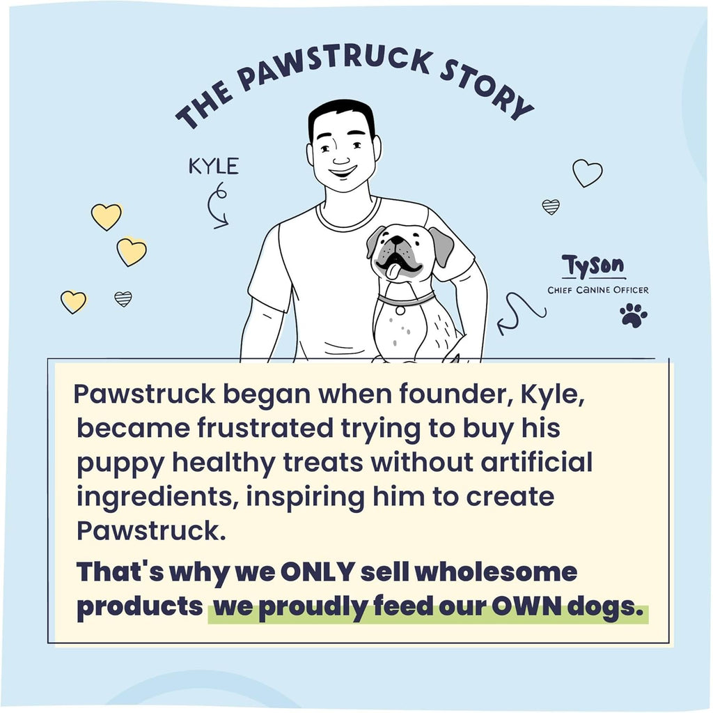 Pawstruck - Huesos de fémur grandes rellenos para perros, sabor de...