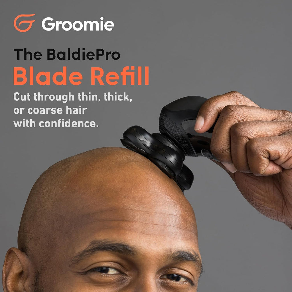 Groomie BaldiePro - Afeitadoras inalámbricas de cabeza calva para h...