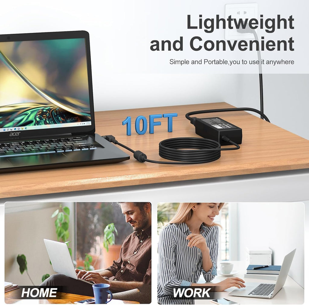 Cargador para laptop Dell de 65 W 45 W compatible con Inspiron 15 1...