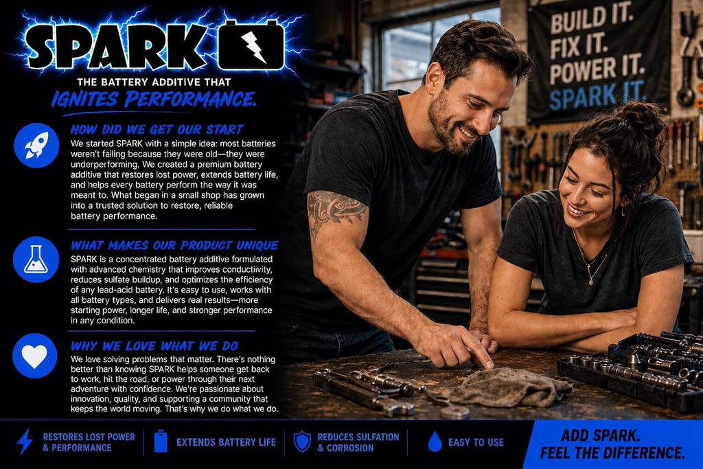 SPARK Solución de restauración de baterías para baterías de carrito...