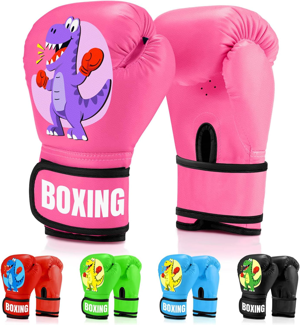 Guantes de boxeo para niños y niñas, guantes de entrenamiento de bo...