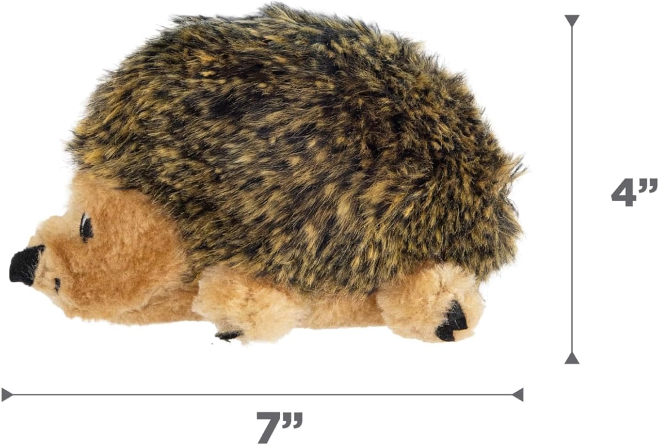 Outward Hound - Juguete de peluche Hedgehogz para perro, tamaño S